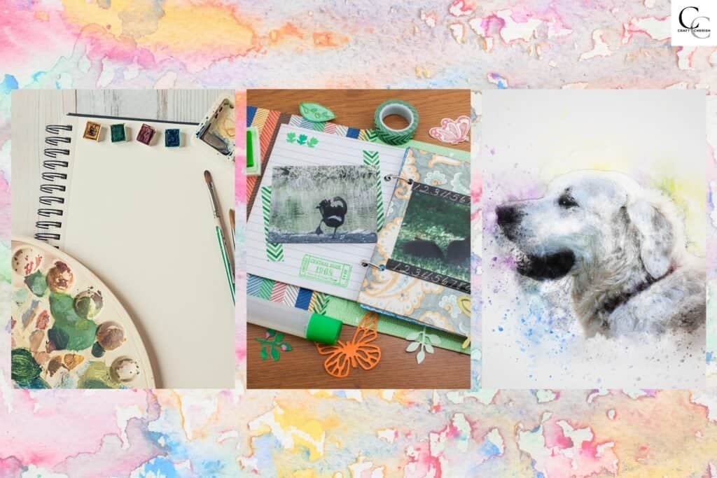 Scrapbooking with Watercolors