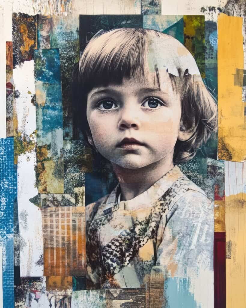 Timeless Child with Textured Layers