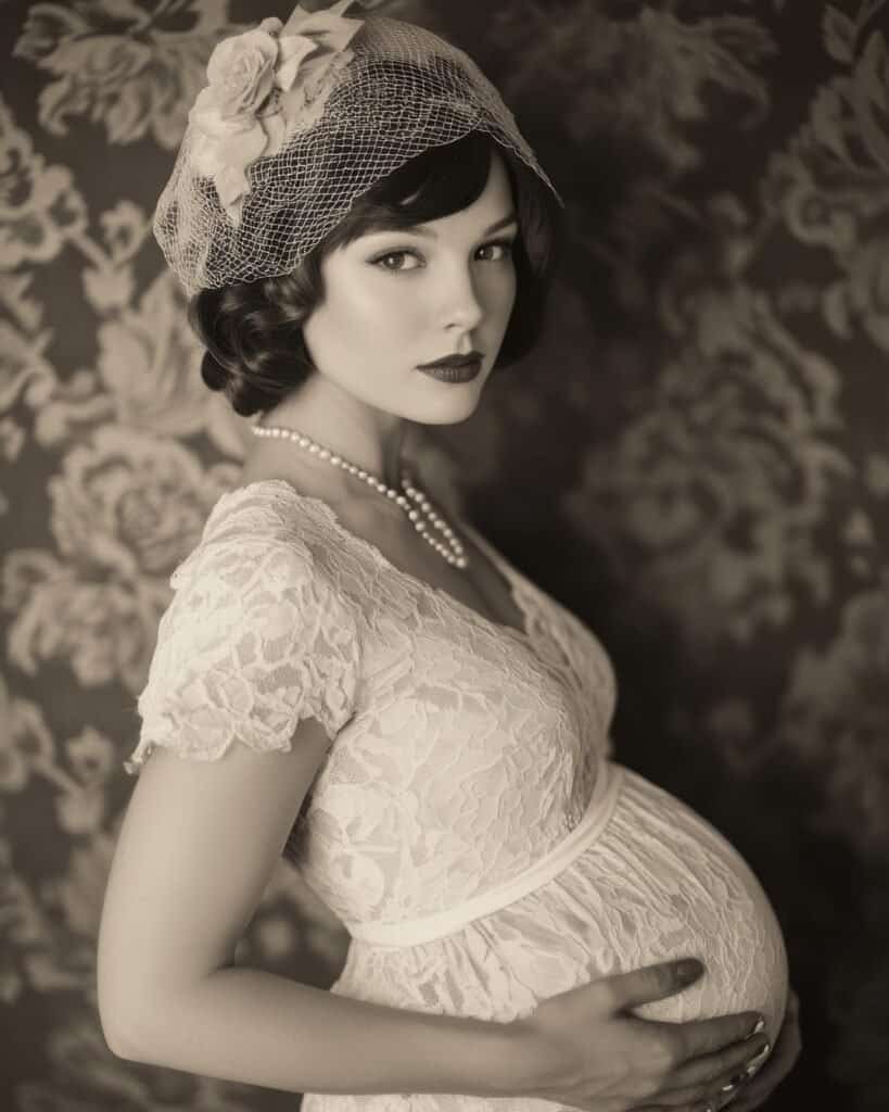 Classic Maternity Elegance