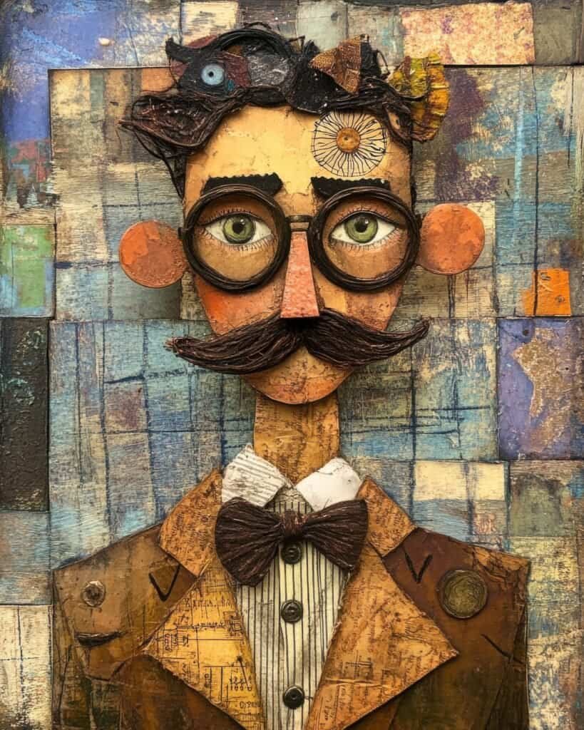 Quirky Gentleman with Glasses