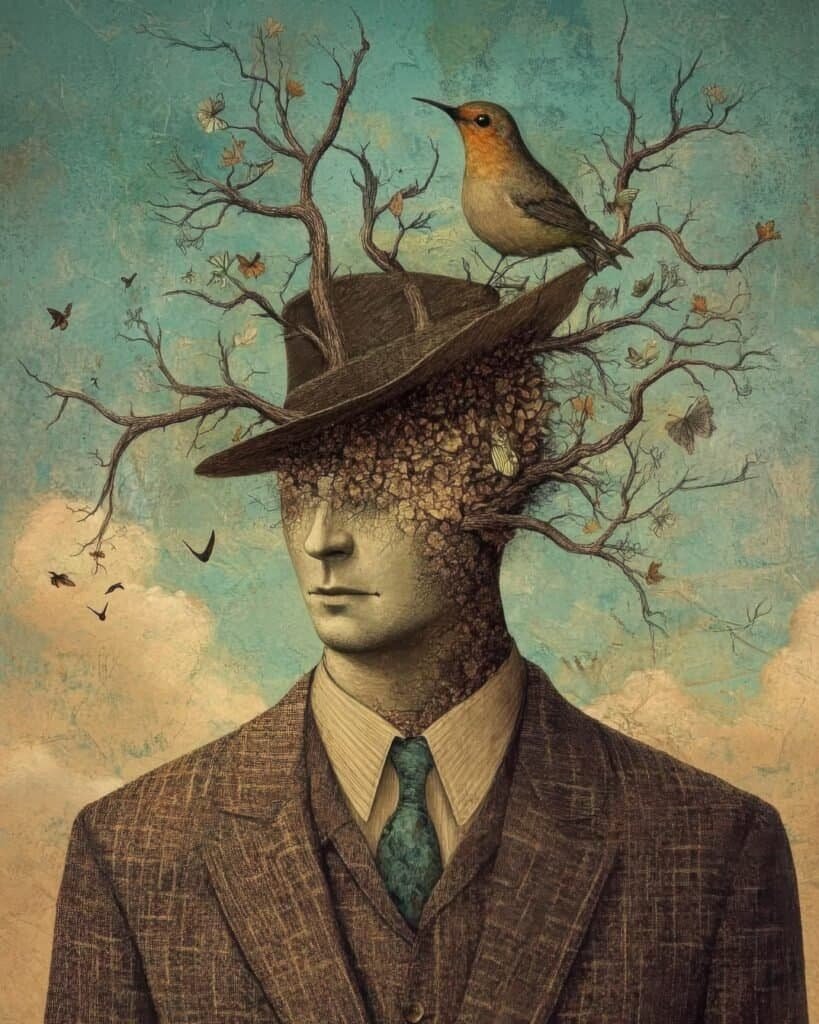 Tree-Hatted Man