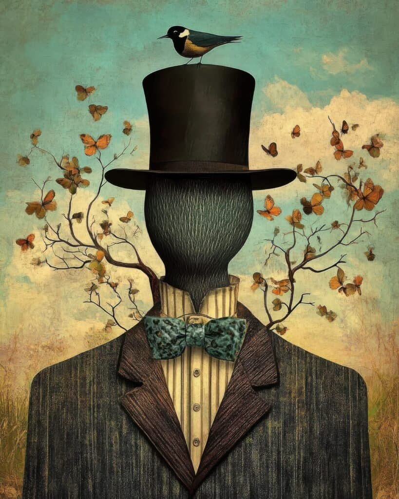 Gentleman with Butterfly Aura