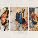 Mixed-Media Butterfly Images