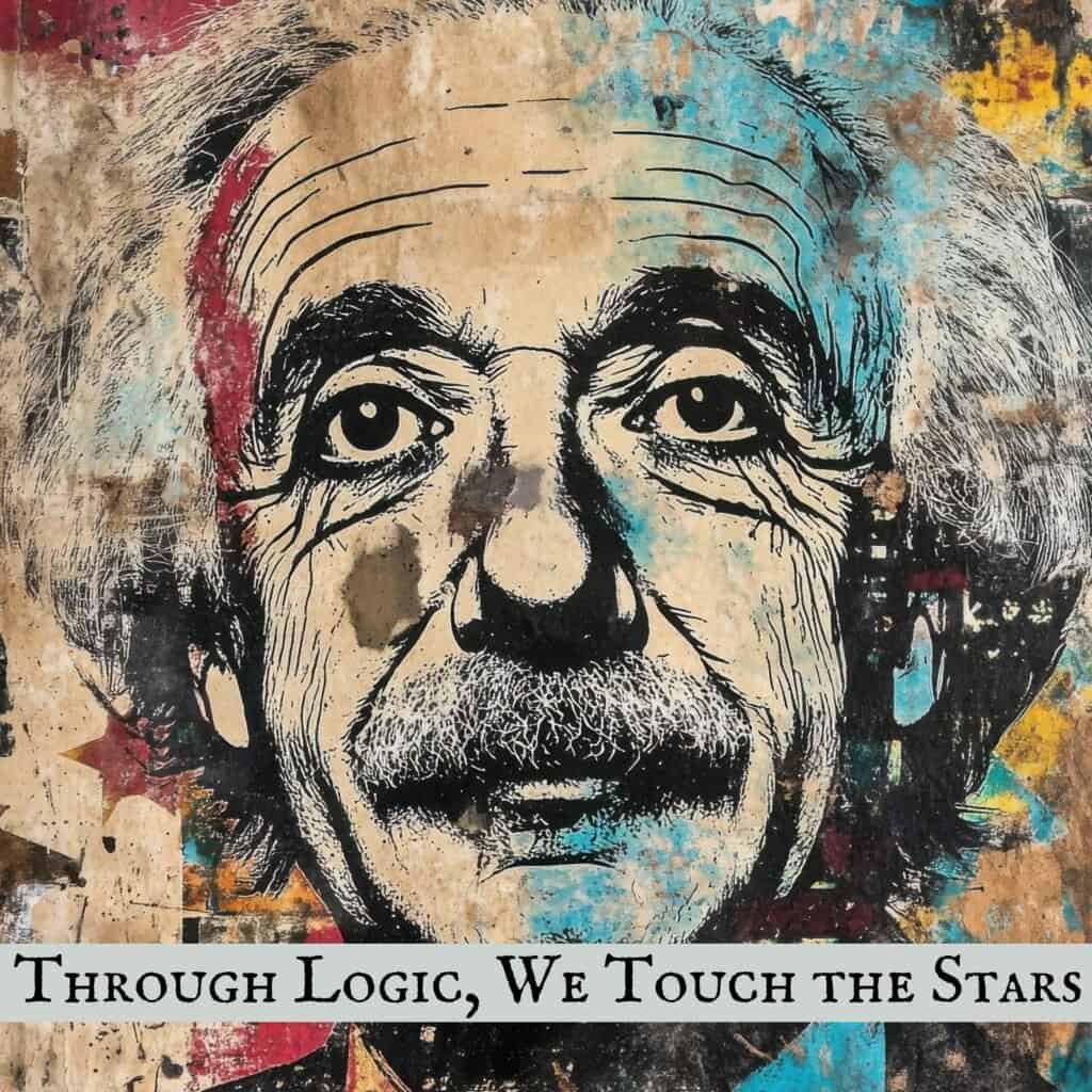 Whimsical Albert Einstein Digital Images Scrapbooking