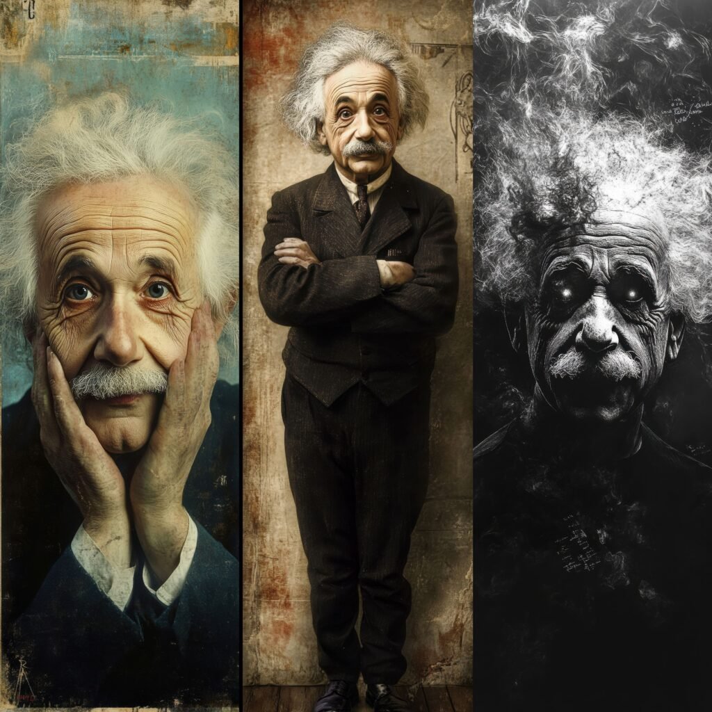 Whimsical Albert Einstein Digital Images - Tags