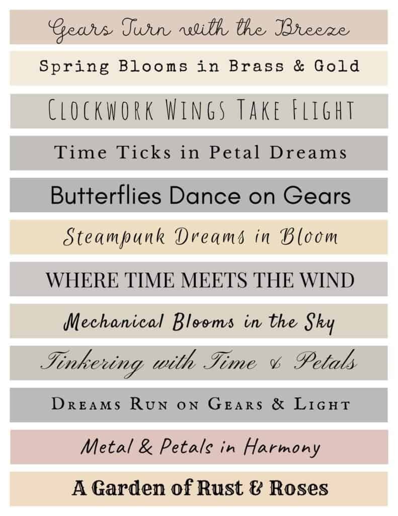 Whimsical Spring Steampunk Images  - Quotes