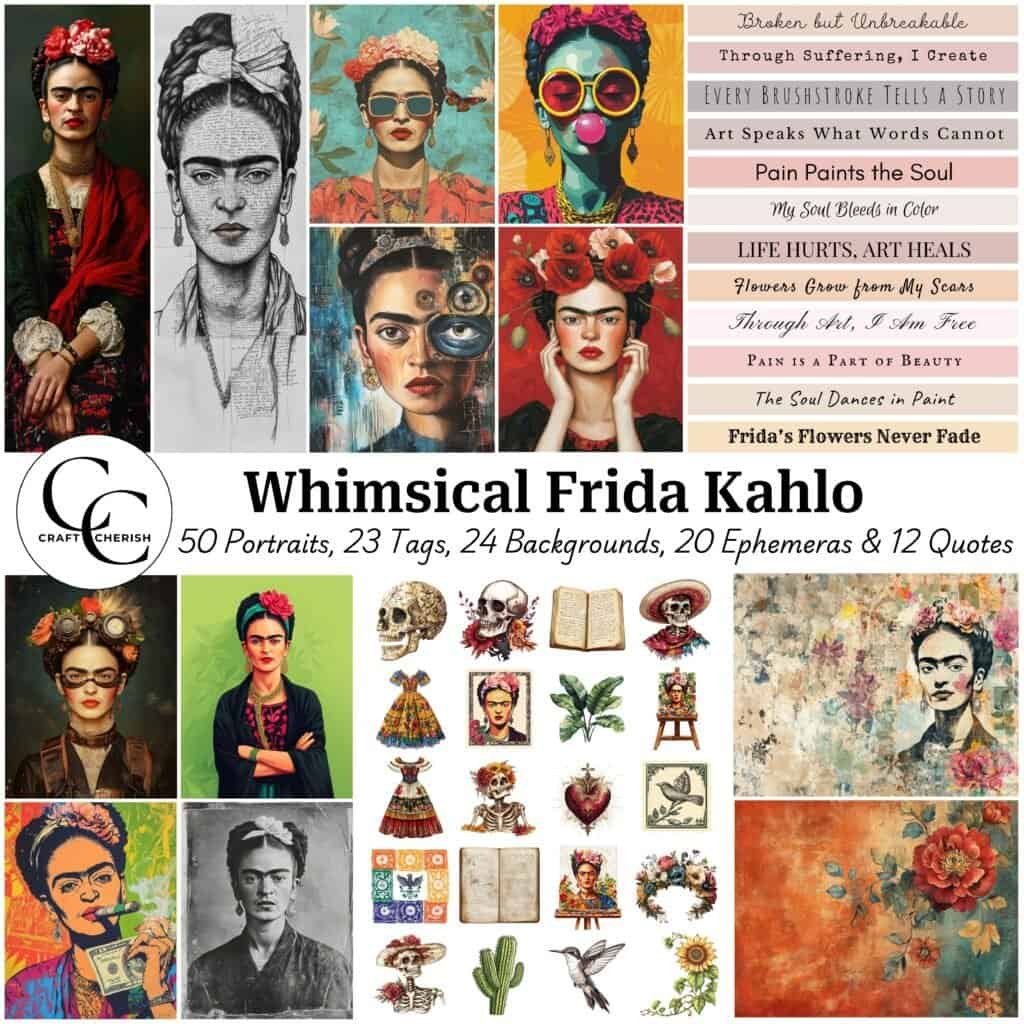 Whimsical Frida Kahlo Images