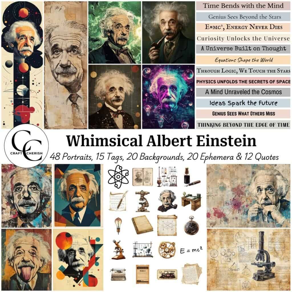 Whimsical Albert Einstein