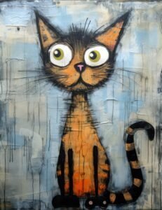 Orange and Black Striped Cat