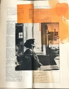 Vintage Study with Warm Tones