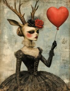 The Antlered Lady of Elegance