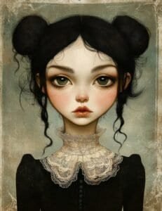 The Victorian Doll-Like Girl