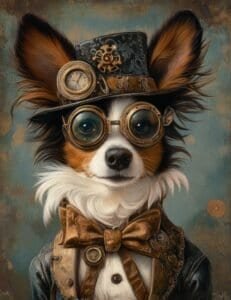 Distinguished Steampunk Dog