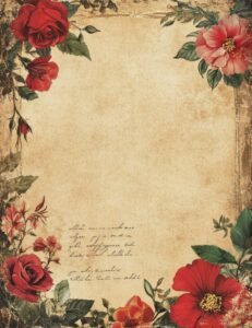 Antique Botanical Frame