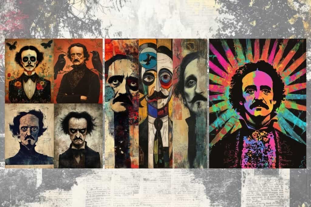 Whimsical Edgar Allan Poe Images