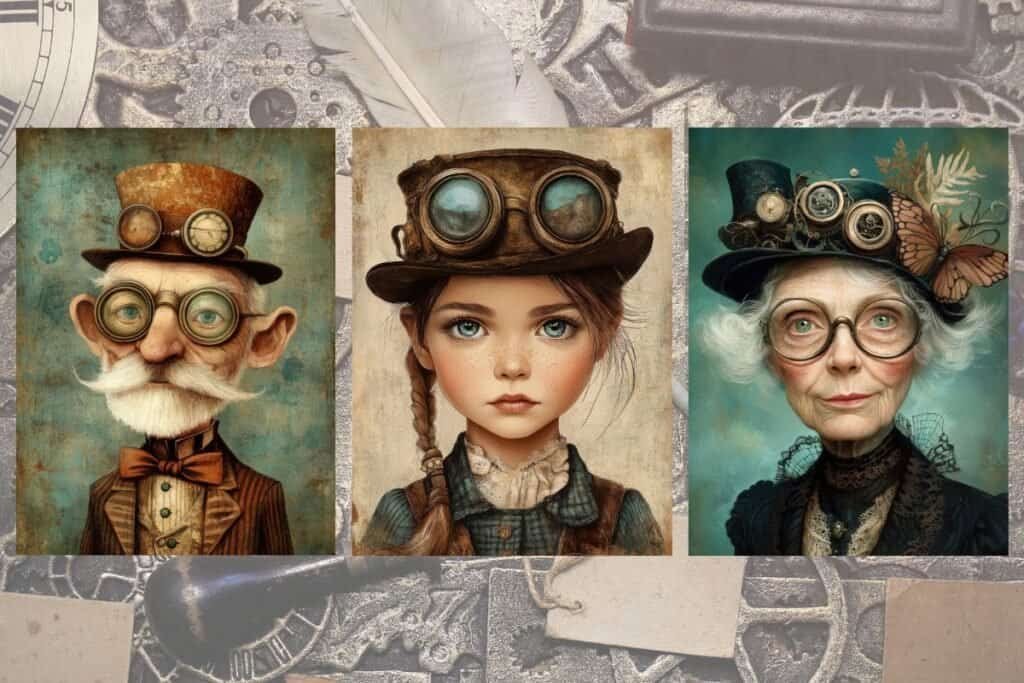 Whimsical Steampunk Figure Images