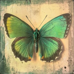 Green butterfly