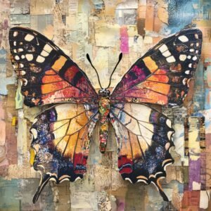 Multicolor butterfly