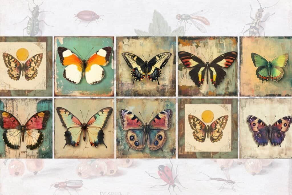 Mixed-Media Butterfly Images Vol.2