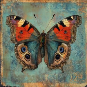 Vintage Monarch Butterfly