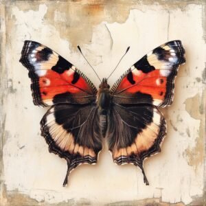 Sapphire Bloom Butterfly