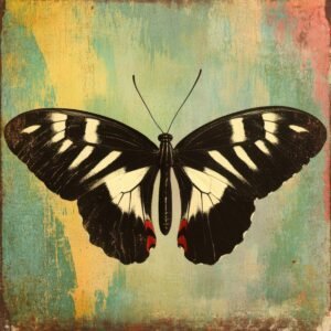 Crimson Edge Butterfly