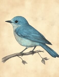 Blue Velvet Finch
