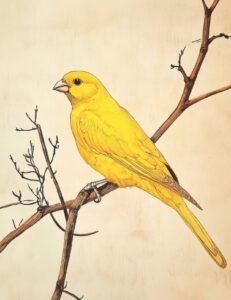 Golden Canopy Bird