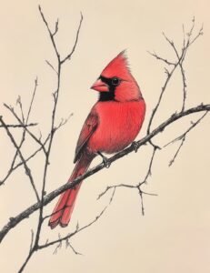 Crimson Crest Cardinal