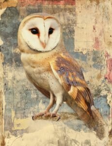 Regal Barn Owl Portrait