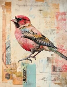 Blushed Finch in Pastel