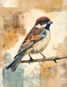 Sparrow in Warm Neutrals