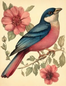 Pink-Bellied Bluebird