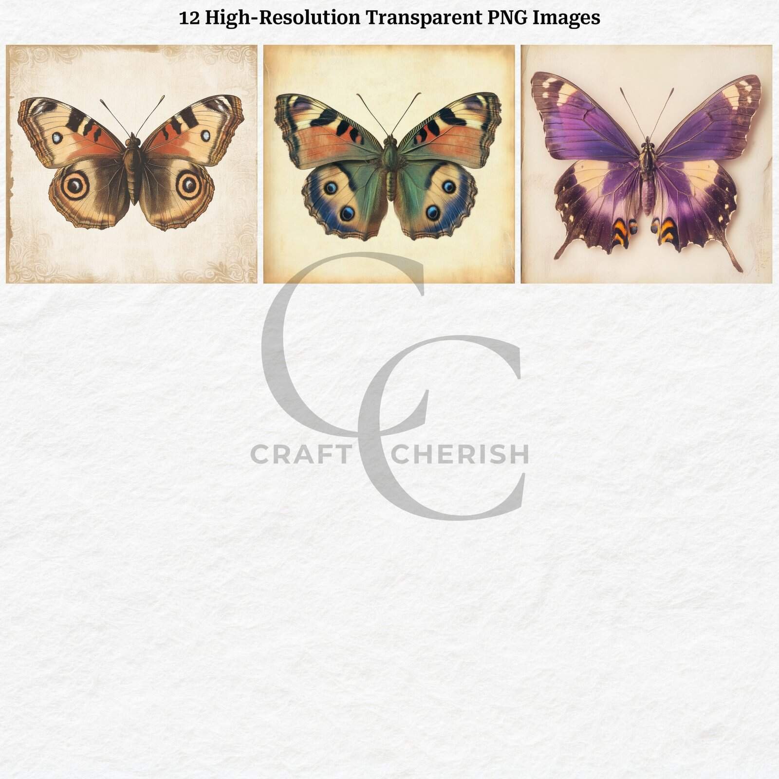 12 Free Victorian Scrap Style Butterfly Images – Vintage Printable ...
