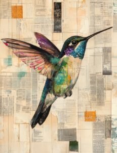 Hummingbird in Flight