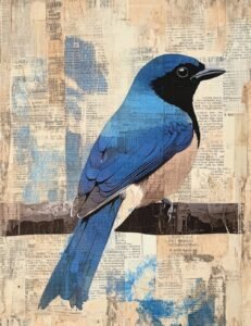 Azure Blue Songbird