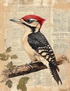 Woodpecker with Crisp Background