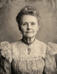 Elder Matron with Lace Collar