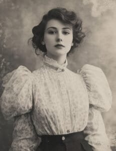 Classic Victorian Elegance with Curls