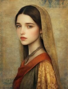 Desert Oracle in Ochre Robes