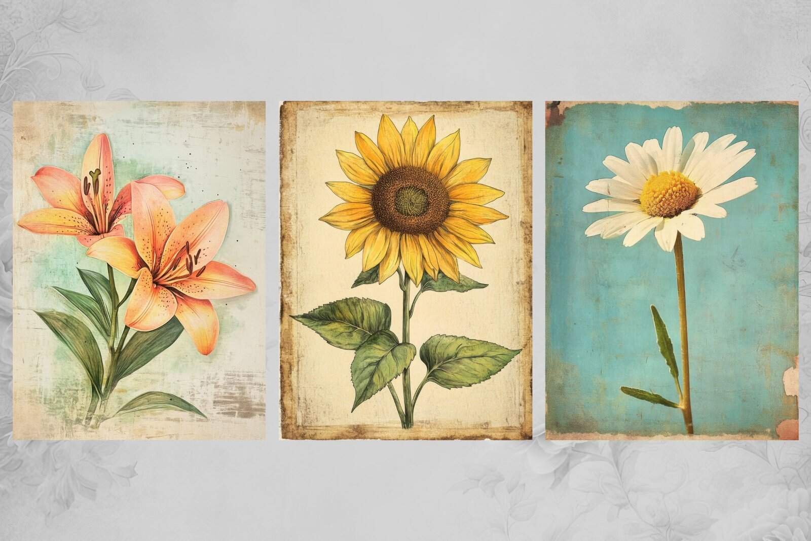 Vintage Flower Images