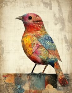 Quilted Patch Bird