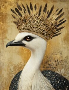 Golden Crown Bird