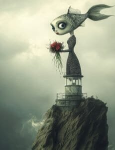 Fish Bride on the Lighthouse