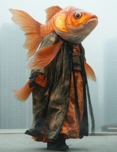 Goldfish-Human Street Style Character