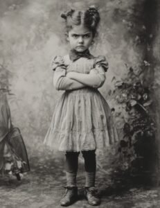 Little Girl with Big Attitude