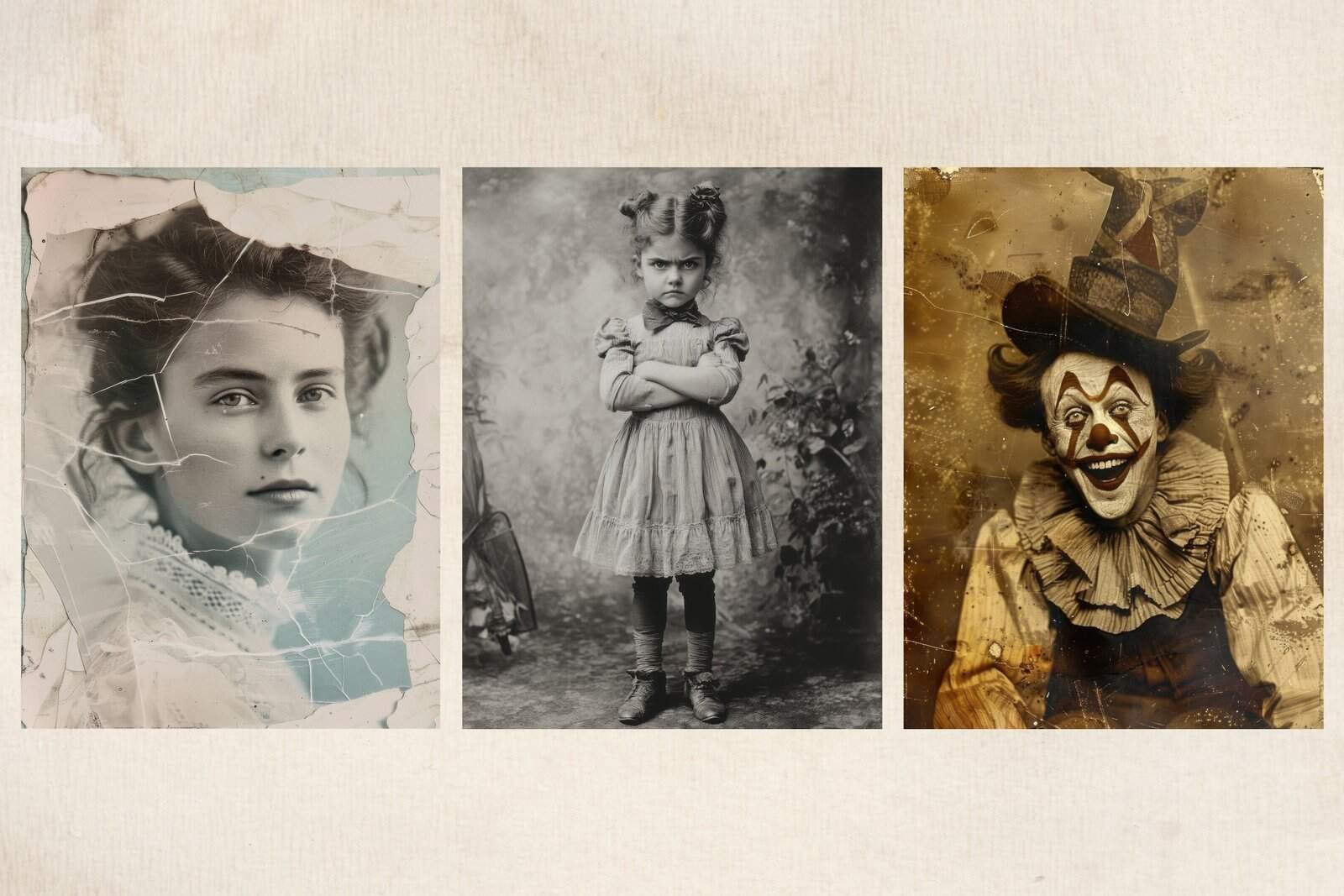 Vintage Faces Vol-2 Images