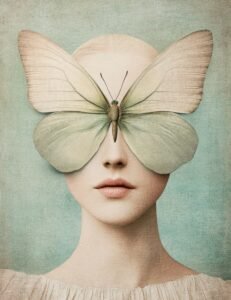 Butterfly Mask Portrait