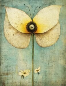 Floral-Eyed Butterfly Bloom