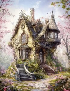 Dreamy Steampunk Cottage Garden